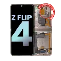Inner OLED Assembly With Frame For Samsung Galaxy Z Flip 4 5G (US & International) (Service Pack) (Pink Gold)