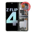 Inner OLED Assembly With Frame For Samsung Galaxy Z Flip 4 5G (US & International) (Service Pack) (Graphite)