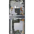 Inner OLED Assembly With Frame For Samsung Galaxy Z Flip 4 5G (US & International) (Service Pack) (Graphite)