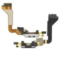 Charging Port Cable For iPhone 4 (GSM) (Black)