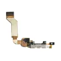 Charging Port Cable For iPhone 4S (White)