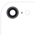 Back Camera Lens With Bracket & Bezel For iPhone 8 / SE (2020) / SE (2022) (Aftermarket Plus) (Space Gray) (10 Pack)