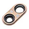 Back Camera Lens With Bracket & Bezel For iPhone 8 Plus (Aftermarket Plus) (Gold) (10 Pack)