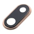 Back Camera Lens With Bracket & Bezel For iPhone 8 Plus (Aftermarket Plus) (Gold) (10 Pack)