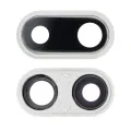 Back Camera Lens With Bracket & Bezel For iPhone 8 Plus (Aftermarket Plus) (Silver) (10 Pack)