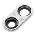 Back Camera Lens With Bracket & Bezel For iPhone 8 Plus (Aftermarket Plus) (Silver) (10 Pack)
