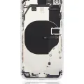 Back Housing W/ Small Components Pre-Installed For iPhone 8 (No Logo) (Aftermarket Plus) (Silver)