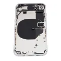 Back Housing W/ Small Components Pre-Installed For iPhone 8 (No Logo) (Aftermarket Plus) (Silver)