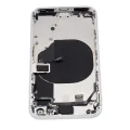 Back Housing W/ Small Components Pre-Installed For iPhone 8 (No Logo) (Aftermarket Plus) (Silver)