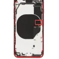 Back Housing W/ Small Components Pre-Installed For iPhone 8 (No Logo) (Aftermarket Plus) (Red)