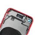Back Housing W/ Small Components Pre-Installed For iPhone 8 (No Logo) (Aftermarket Plus) (Red)