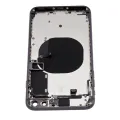 Back Housing W/ Small Components Pre-Installed For iPhone 8 Plus (No Logo) (Aftermarket Plus) (Space Gray)