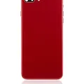 Back Housing W/ Small Components Pre-Installed For iPhone 8 Plus (No Logo) (Aftermarket Plus) (Red)