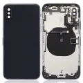 Back Housing W/ Small Components Pre-Installed For iPhone XS (No Logo) (Aftermarket Plus) (Space Gray)