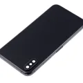 Back Housing W/ Small Components Pre-Installed For iPhone XS (No Logo) (Aftermarket Plus) (Space Gray)