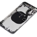 Back Housing W/ Small Components Pre-Installed For iPhone XS (No Logo) (Aftermarket Plus) (Space Gray)