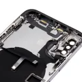 Back Housing W/ Small Components Pre-Installed For iPhone XS (No Logo) (Aftermarket Plus) (Space Gray)