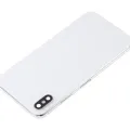 Back Housing W/ Small Components Pre-Installed For iPhone XS Max (No Logo) (Aftermarket Plus) (Silver)