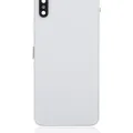 Back Housing W/ Small Components Pre-Installed For iPhone XS Max (No Logo) (Aftermarket Plus) (Silver)