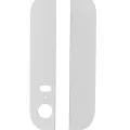 Заднє скло (верхнє + нижнє) для iPhone 5S (білий)