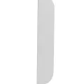 Заднє скло (верхнє + нижнє) для iPhone 5S (білий)