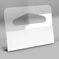 Strong Self Adhesive Hang Tabs For Retail Displays (2 x 2") (100 Pack)