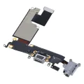 Charging Port Flex Cable For iPhone 6 Plus (Aftermarket) (Silver)