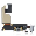 Charging Port Flex Cable For iPhone 6 Plus (Aftermarket) (Silver)