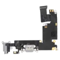 Charging Port Flex Cable For iPhone 6 Plus (Premium) (Silver)