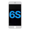 LCD Assembly With Steel Plate For iPhone 6S (Aftermarket: AQ7) (White)