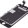 Дисплейний модуль зі сталевою пластиною для iPhone 6S (Refurbished) (чорний)