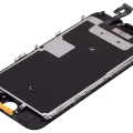 LCD Assembly With Steel Plate For iPhone 6S (Aftermarket: AQ7) (Black)