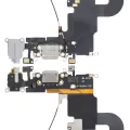 Charging Port Flex Cable For iPhone 6S (Aftermarket) (Silver)