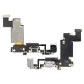 Charging Port Flex Cable For iPhone 6S Plus (Aftermarket) (Silver)