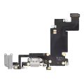 Charging Port Flex Cable For iPhone 6S Plus (Premium) (Silver)