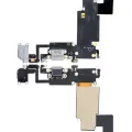 Charging Port Flex Cable For iPhone 6S Plus (Premium) (Silver)