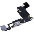 Charging Port Flex Cable For iPhone 6S Plus (Premium) (Silver)