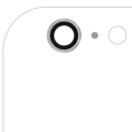 Back Camera Lens For iPhone 6 Plus / 6S Plus (Real Sapphire) (Premium) (Silver) (10 Pack)
