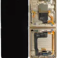 Inner OLED Assembly With Frame For Samsung Galaxy Z Flip 4 5G (US & International) (Service Pack) (Yellow)
