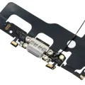 Charging Port Flex Cable For iPhone 7 Plus (Premium) (Silver)