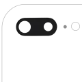 Back Camera Lens With Bracket & Bezel For iPhone 7 Plus (Real Sapphire) (Premium) (10 Pack)
