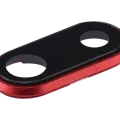 Back Camera Lens With Bracket & Bezel For iPhone 8 Plus (Real Sapphire) (Premium) (Red) (10 Pack)
