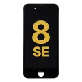 LCD Assembly With Steel Plate For iPhone 8 / SE (2020 / 2022) (Refurbished) (Black)
