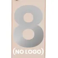 Back Cover Glass With Back Camera Lens For iPhone 8 (Aftermarket) (No Logo) (Gold)