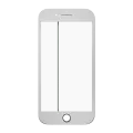 OCA Master 3-in-1 (Glass With OCA Pre-Installed + Frame) For iPhone 8 (White) (2 Pack)