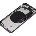 Back Housing With Small Components Pre-Installed For iPhone 8 (No Logo) (Aftermarket Plus) (Space Gray)