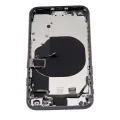 Back Housing With Small Components Pre-Installed For iPhone 8 (No Logo) (Aftermarket Plus) (Space Gray)