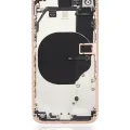 Back Housing With Small Components Pre-Installed For iPhone 8 (No Logo) (Aftermarket Plus) (Gold)