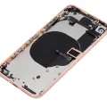 Back Housing With Small Components Pre-Installed For iPhone 8 (No Logo) (Aftermarket Plus) (Gold)