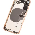 Back Housing W/ Small Components Pre-Installed For iPhone 8 (Used OEM Pull: Grade B) (Gold)